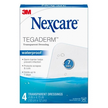 Nexcare Tegaderm Waterproof Transparent Dressing, H1626